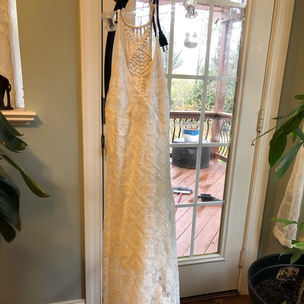 Rebecca Minkoff Falcon Embroidered Maxi Dress